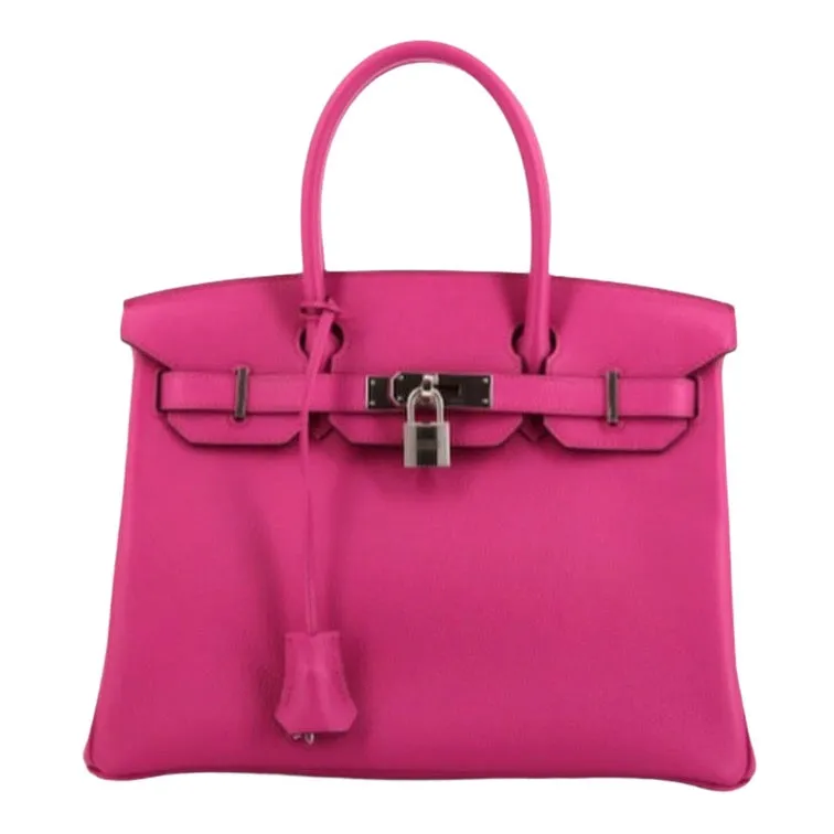 Herm??s Birkin 30 Rose Poupre Palladium Hardware