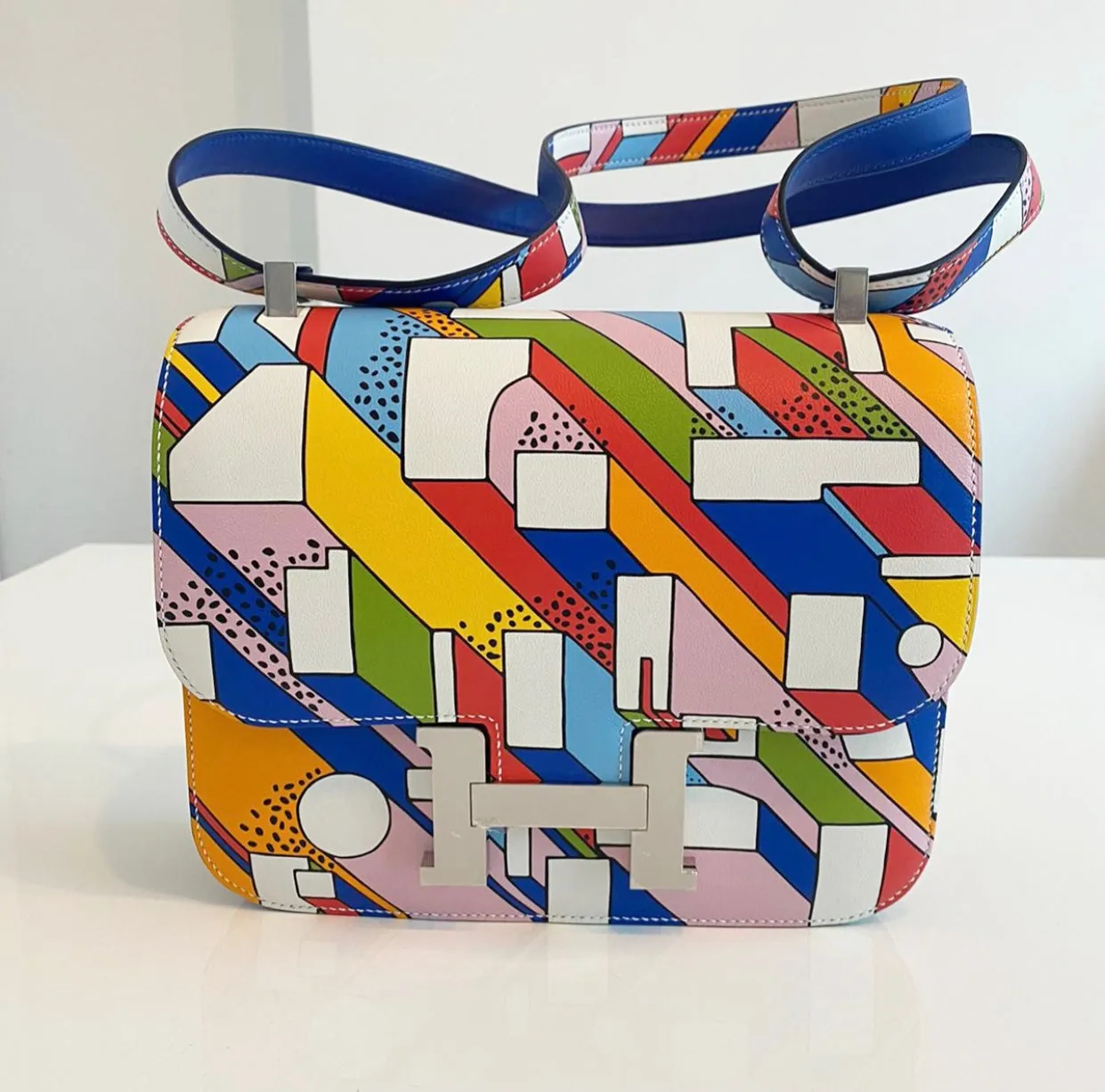 Herm??s Constance 24 Limited Edition Nigel Peake 'On A Summer Day'