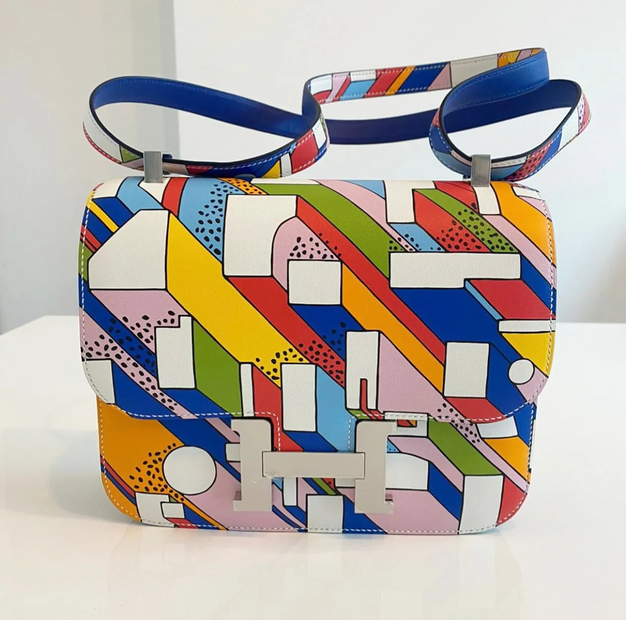 Herm??s Constance 24 Limited Edition Nigel Peake 'On A Summer Day'