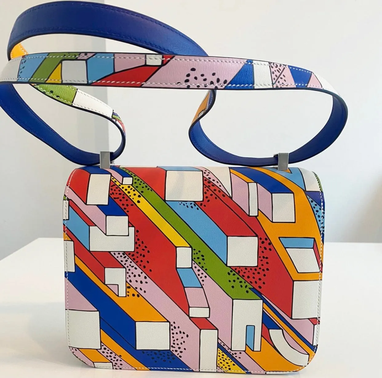 Herm??s Constance 24 Limited Edition Nigel Peake 'On A Summer Day'