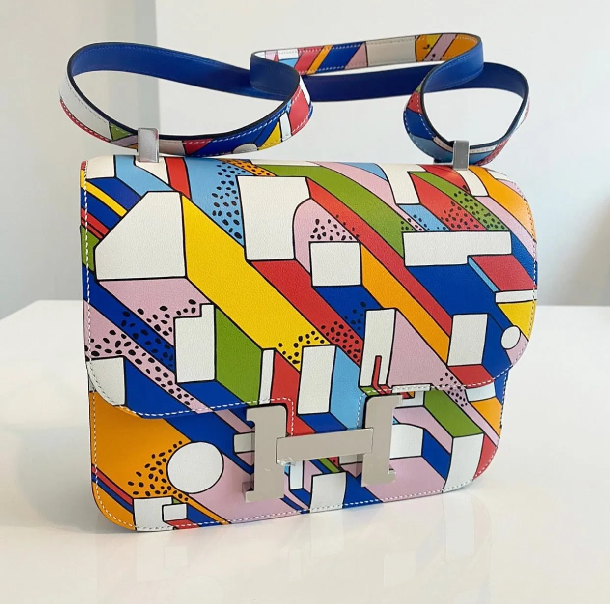 Herm??s Constance 24 Limited Edition Nigel Peake 'On A Summer Day'