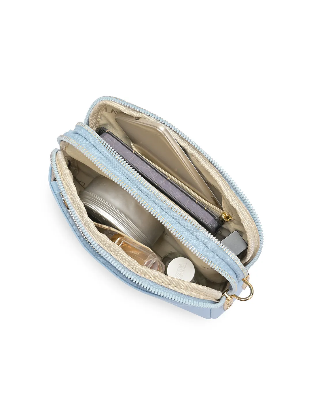 Homer Horizontal 3 Compartment Small Sling Bag