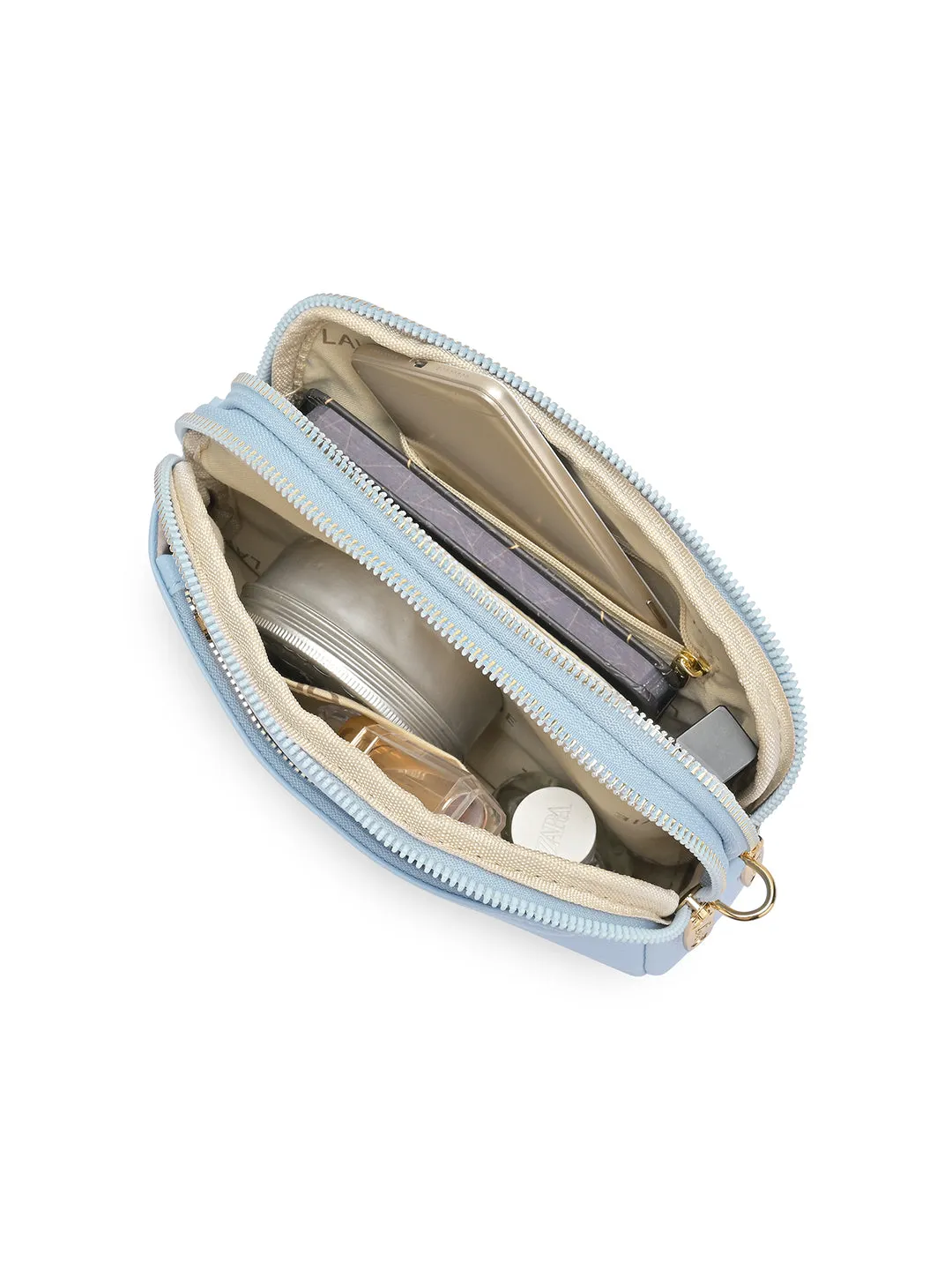 Homer Horizontal 3 Compartment Small Sling Bag