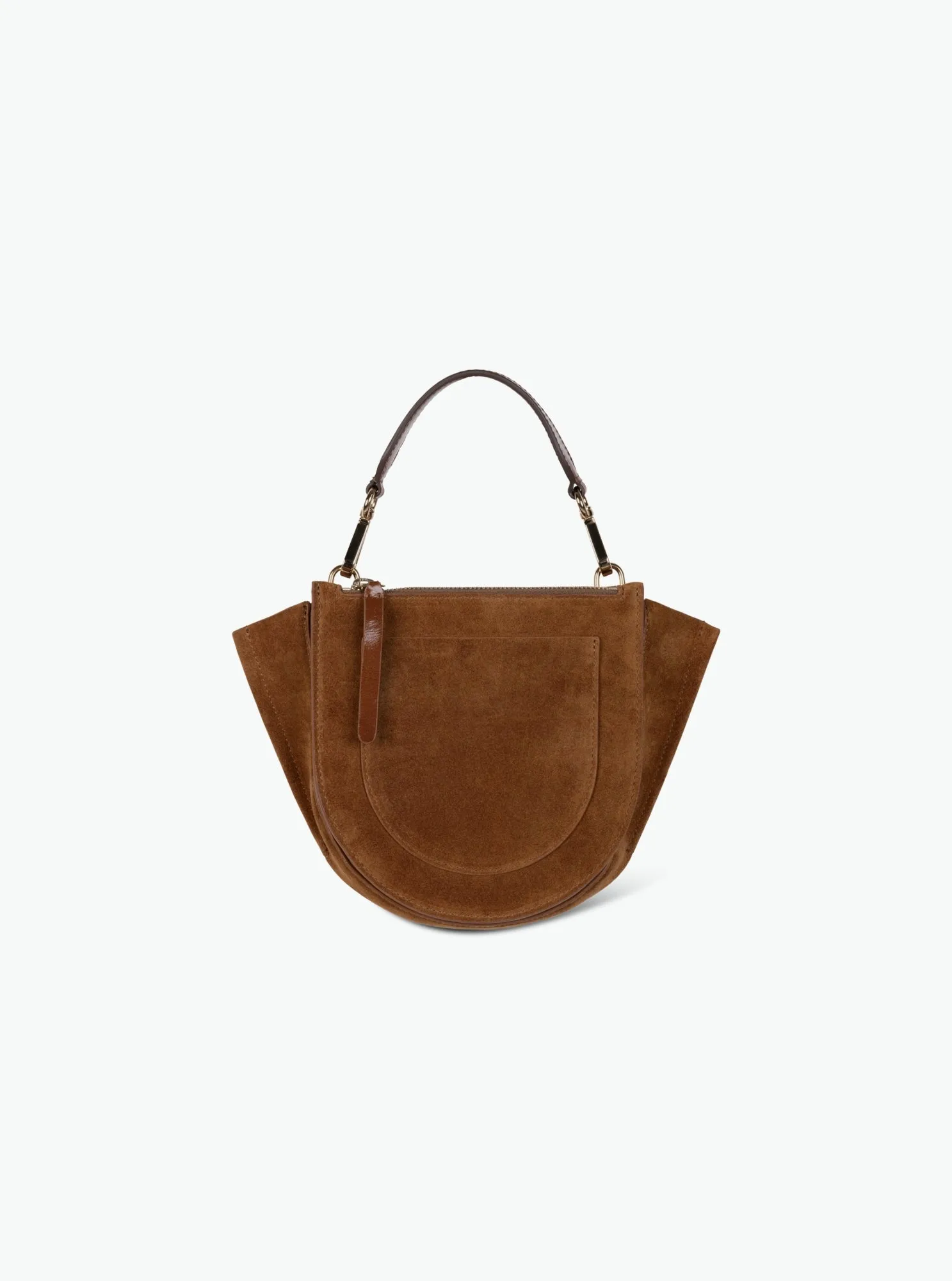 Hortensia Bag Mini - Cognac Suede