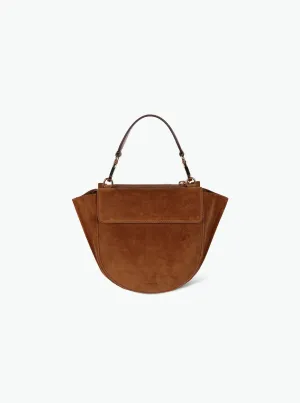Hortensia Bag Mini - Cognac Suede