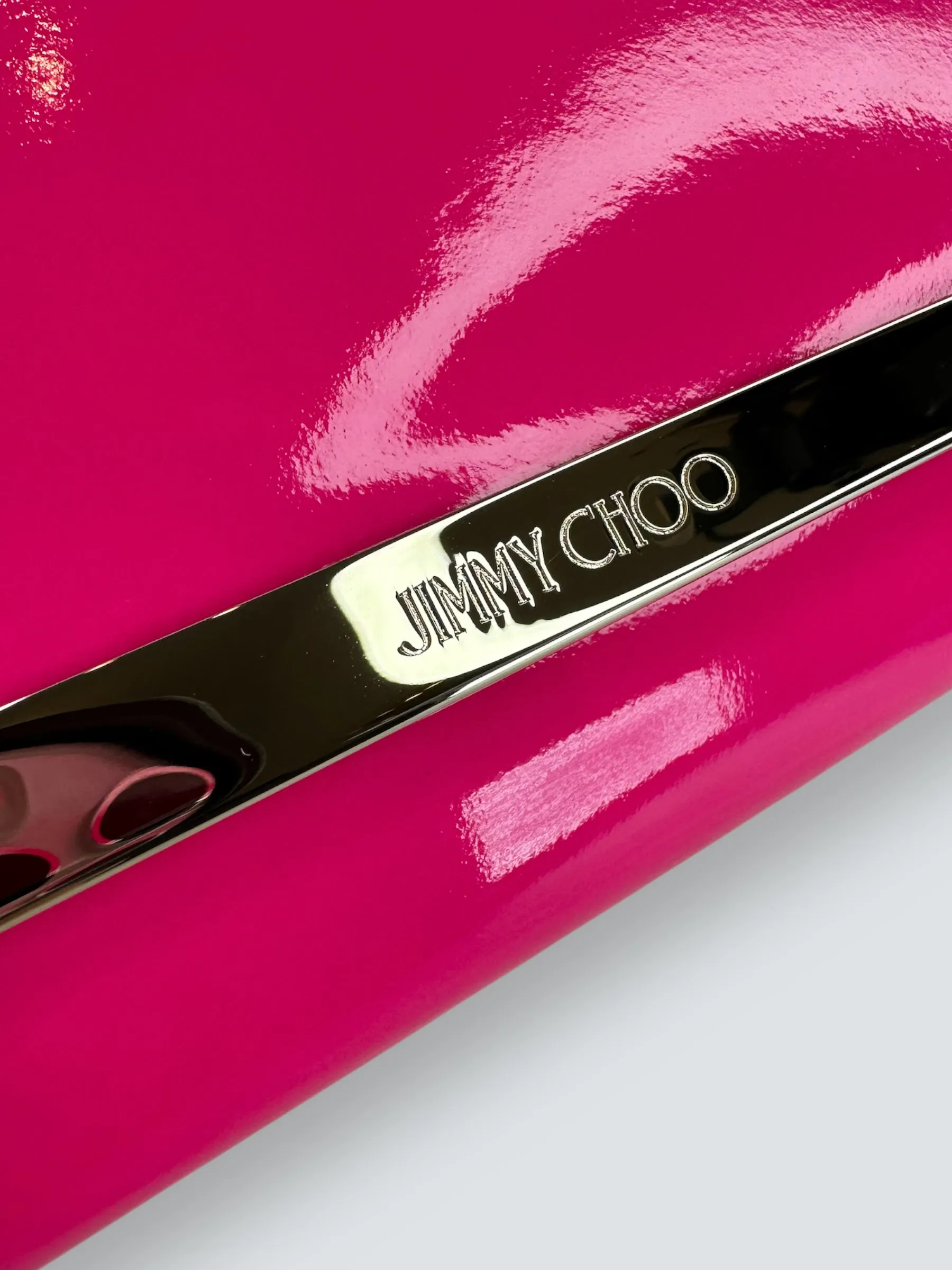 Jimmy Choo Milla Neon Pink Clutch