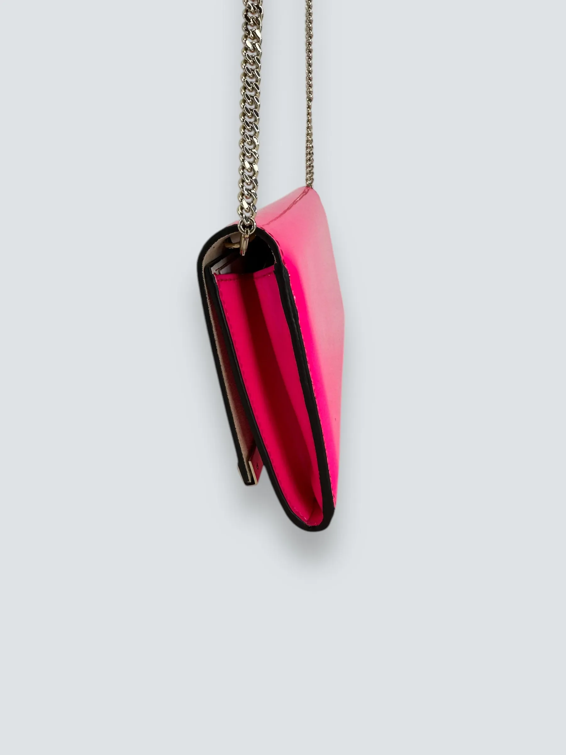 Jimmy Choo Milla Neon Pink Clutch