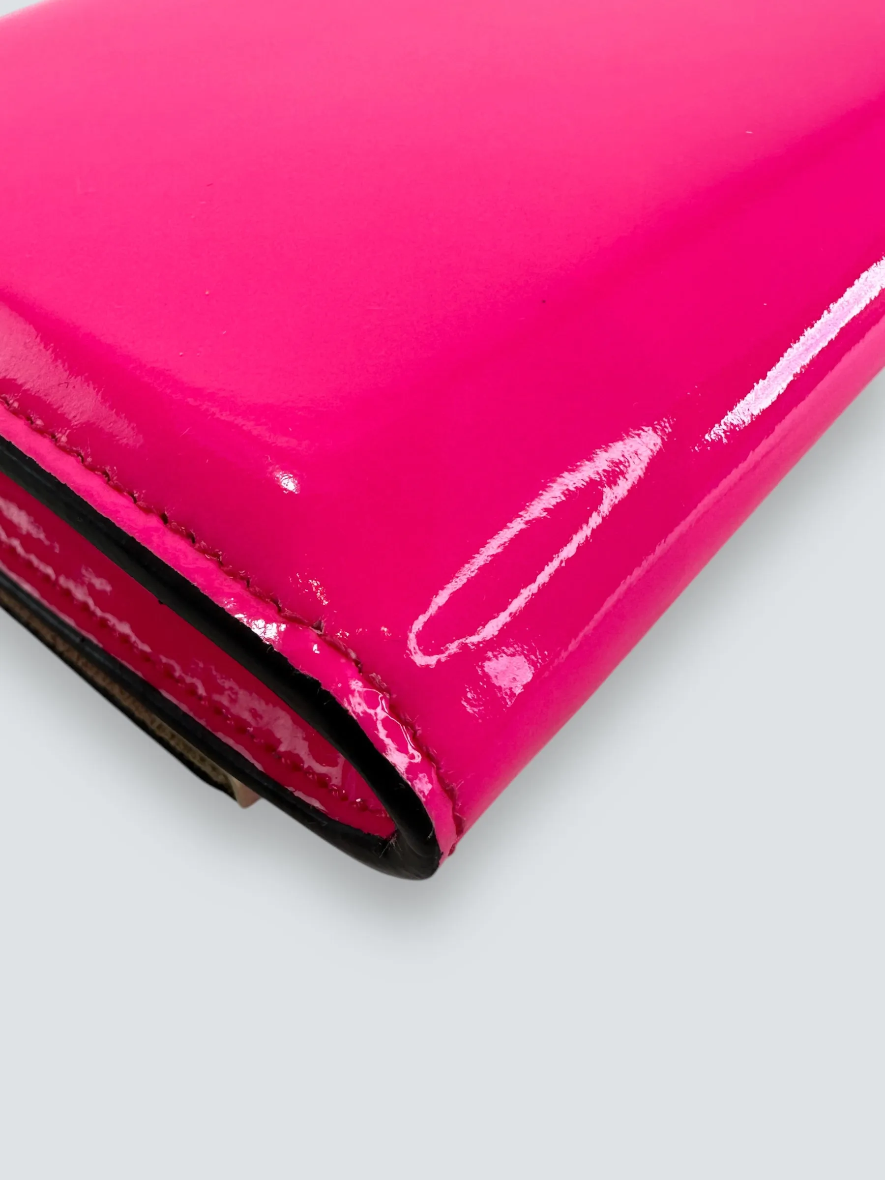 Jimmy Choo Milla Neon Pink Clutch