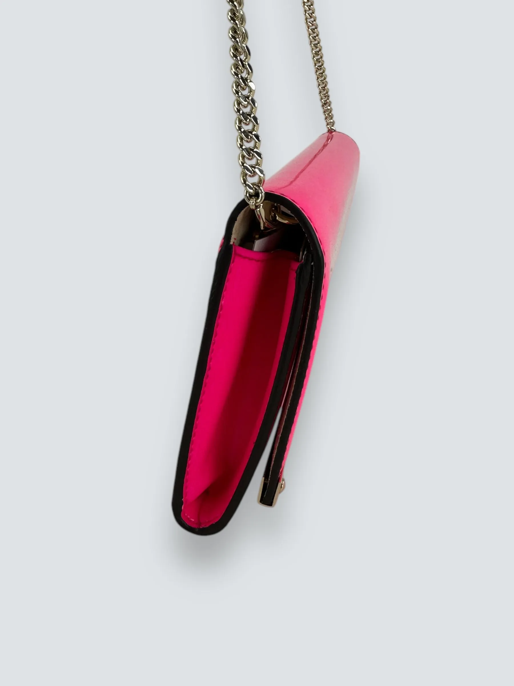 Jimmy Choo Milla Neon Pink Clutch