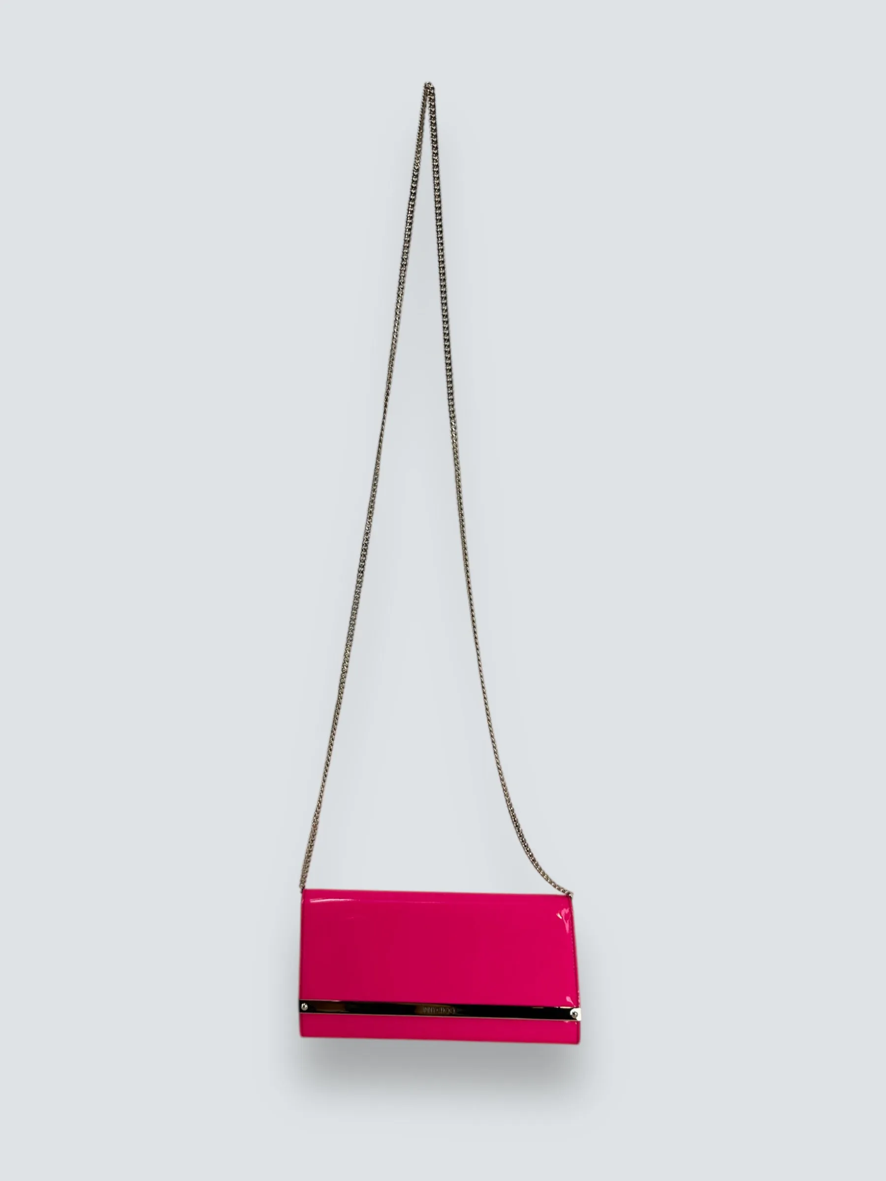 Jimmy Choo Milla Neon Pink Clutch
