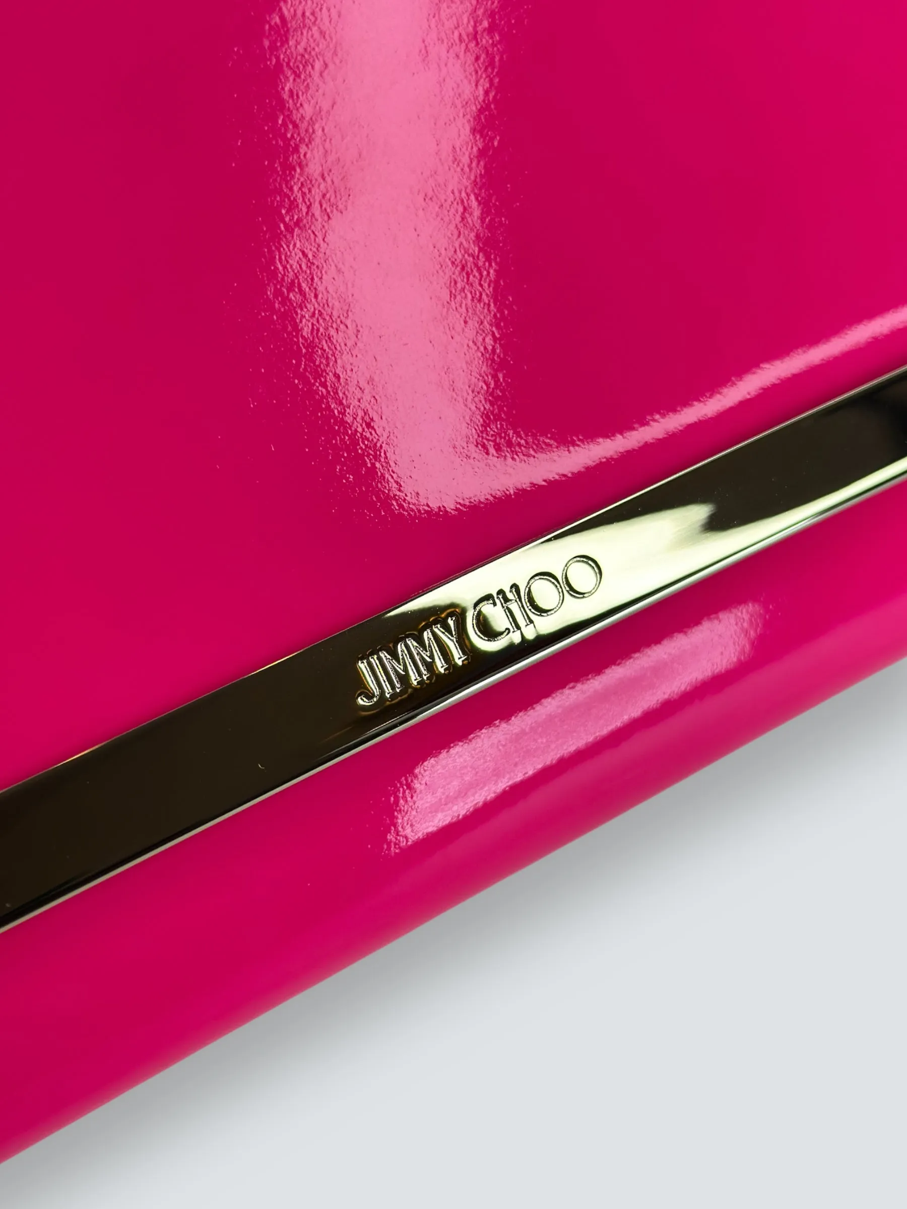 Jimmy Choo Milla Neon Pink Clutch