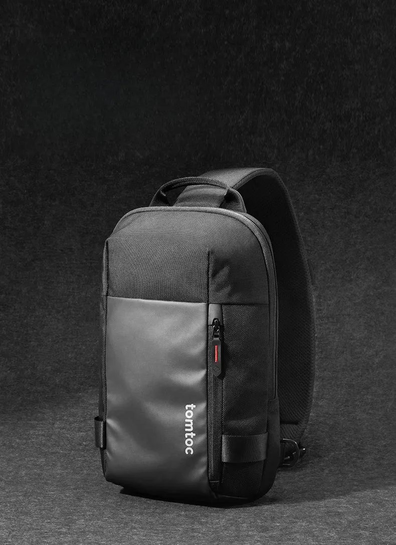 Khaki 14???? Laptop Large Sling Bag For Big Men 9L Sports Large Sling Bag For Men