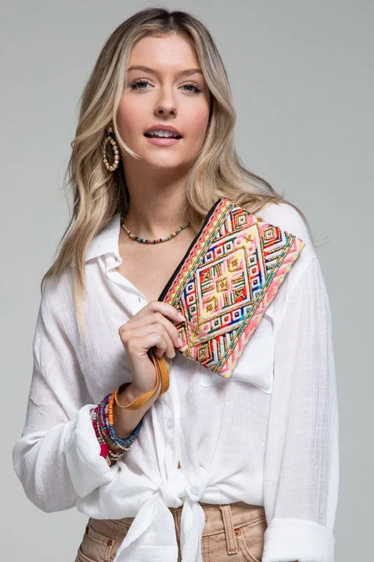 Kinsley Beaded Pouch
