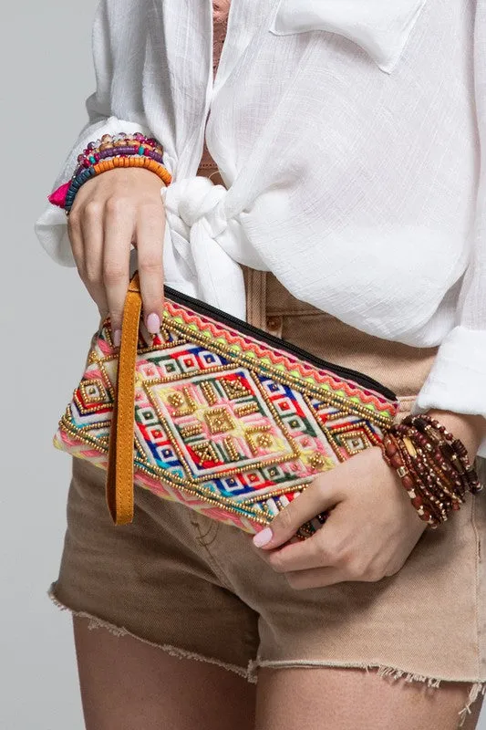 Kinsley Beaded Pouch