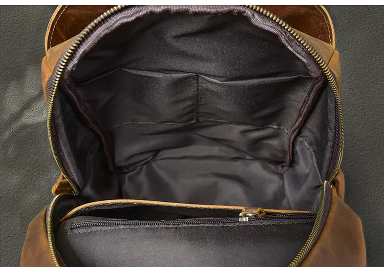 Large Sling Bag For Men Large Leather Mens Sling Bag Big Sling Backpack For Men
