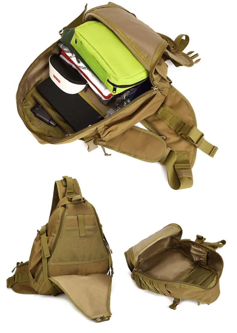 Large Tactical Sling Bag For Men Nylon Military Backpack Desert Digital Tactical Backpack For Men