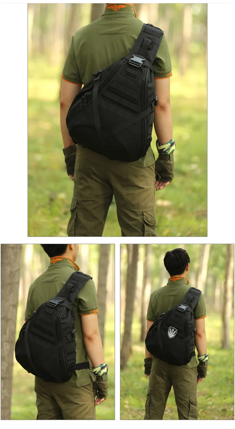 Large Tactical Sling Bag For Men Nylon Military Backpack Desert Digital Tactical Backpack For Men