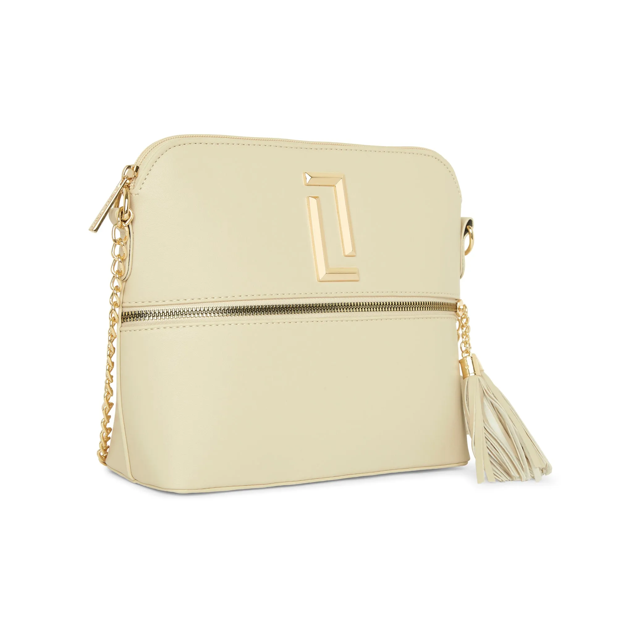 Lavie Luxe Beige Medium Women's Tiara Sling Bag