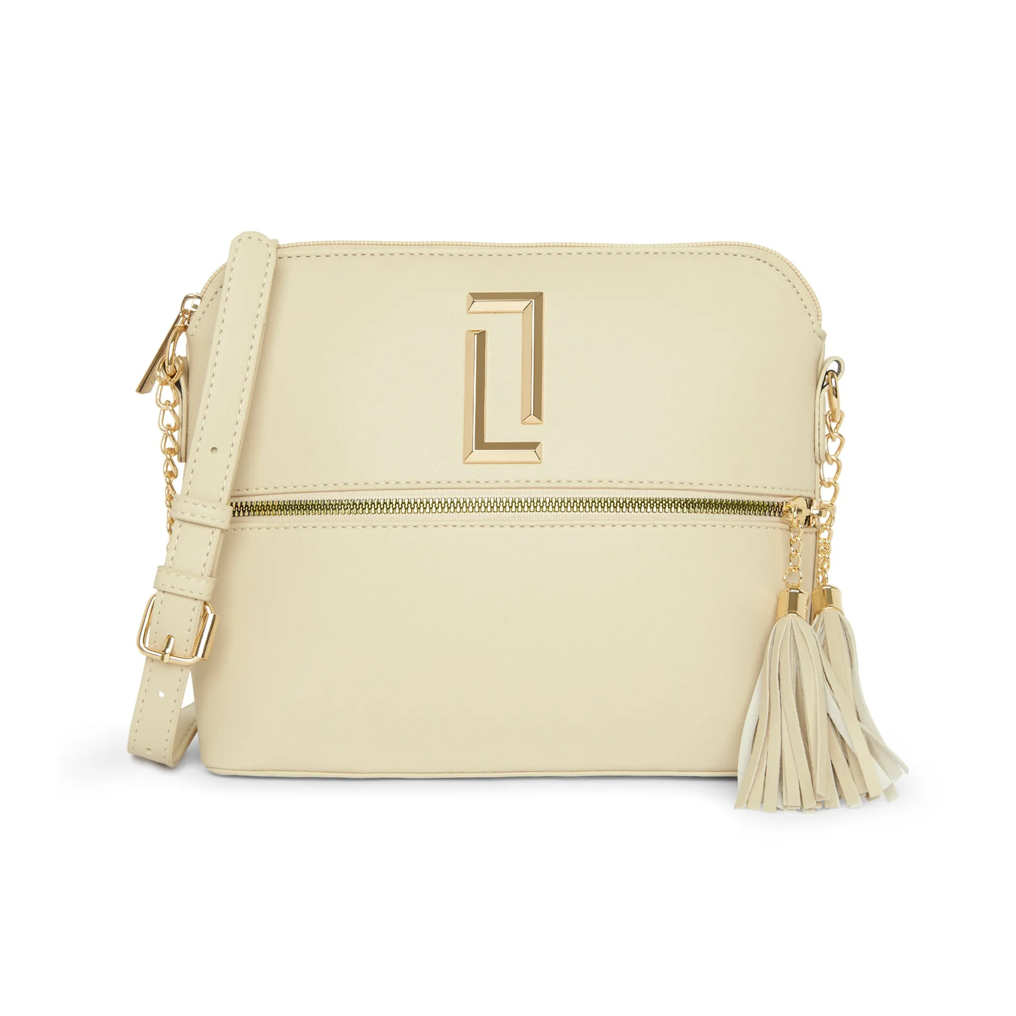 Lavie Luxe Beige Medium Women's Tiara Sling Bag