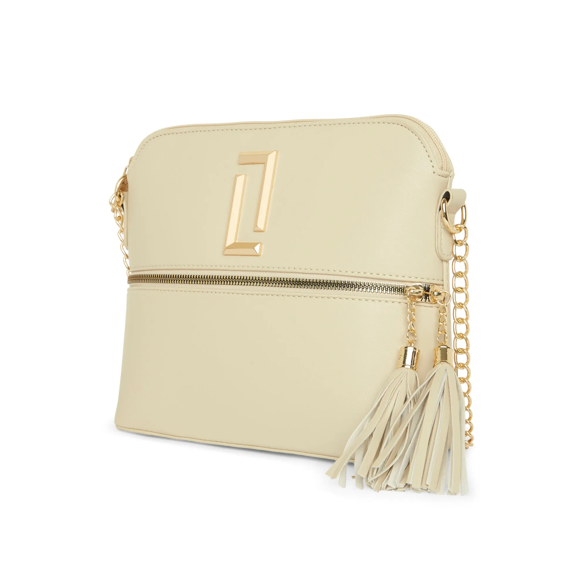 Lavie Luxe Beige Medium Women's Tiara Sling Bag