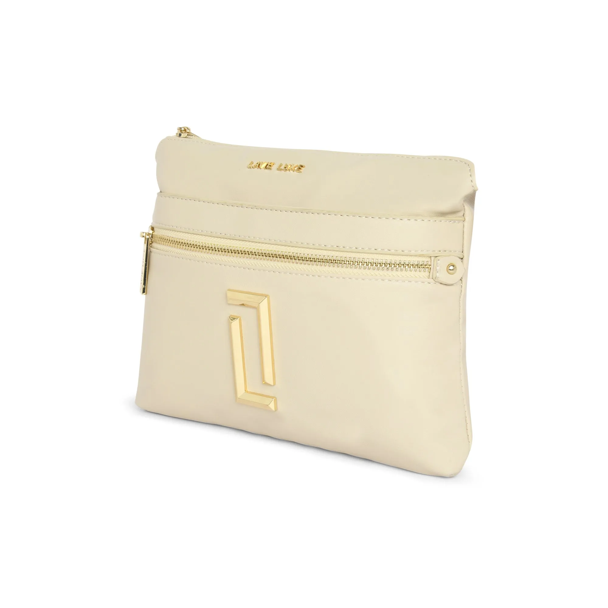 Lavie Luxe Beige Small Women's Quick Access Sling Bag