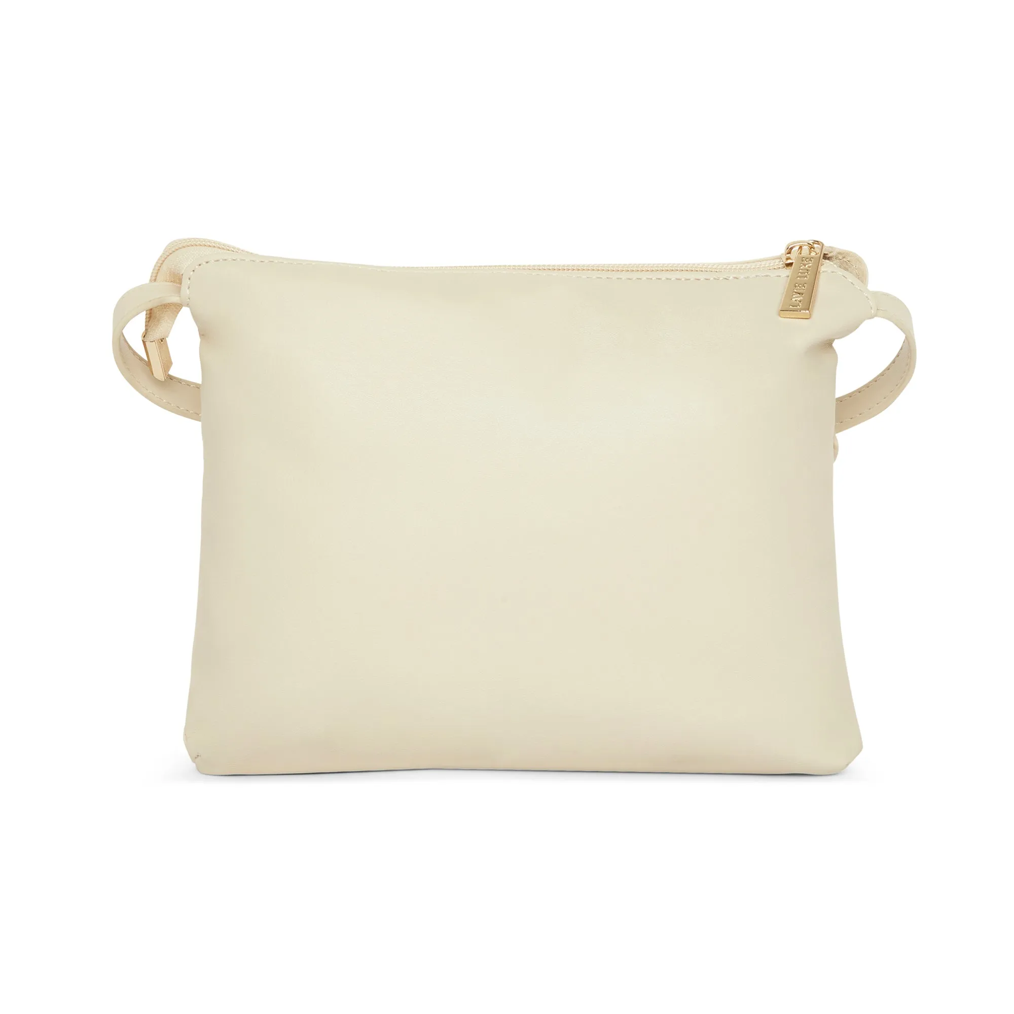 Lavie Luxe Beige Small Women's Quick Access Sling Bag