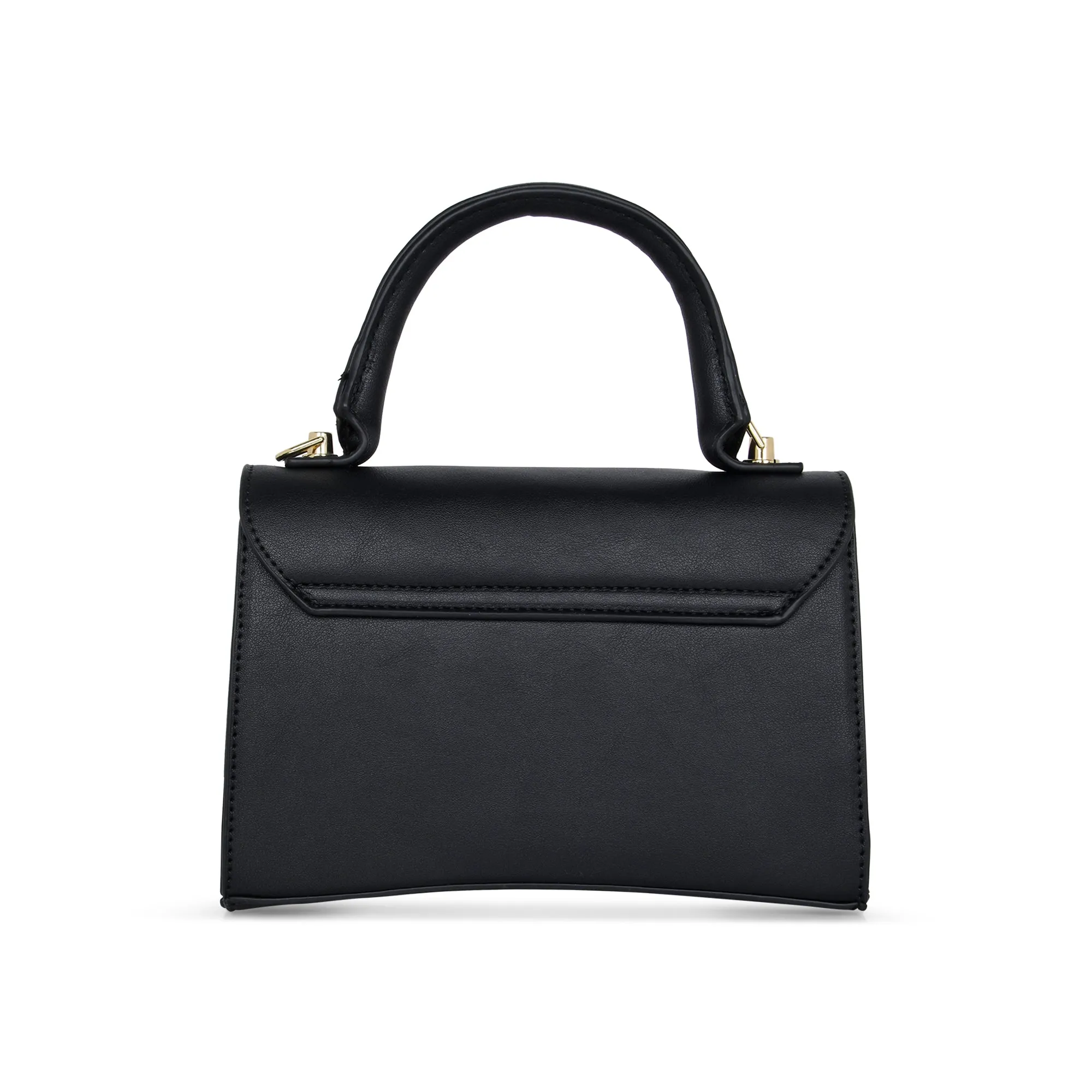 Lavie Luxe Black Small Women's Chain Flap Sling Bag