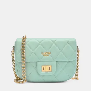 Lavie Luxe Off White Small Women's Chan Flap Sling Bag