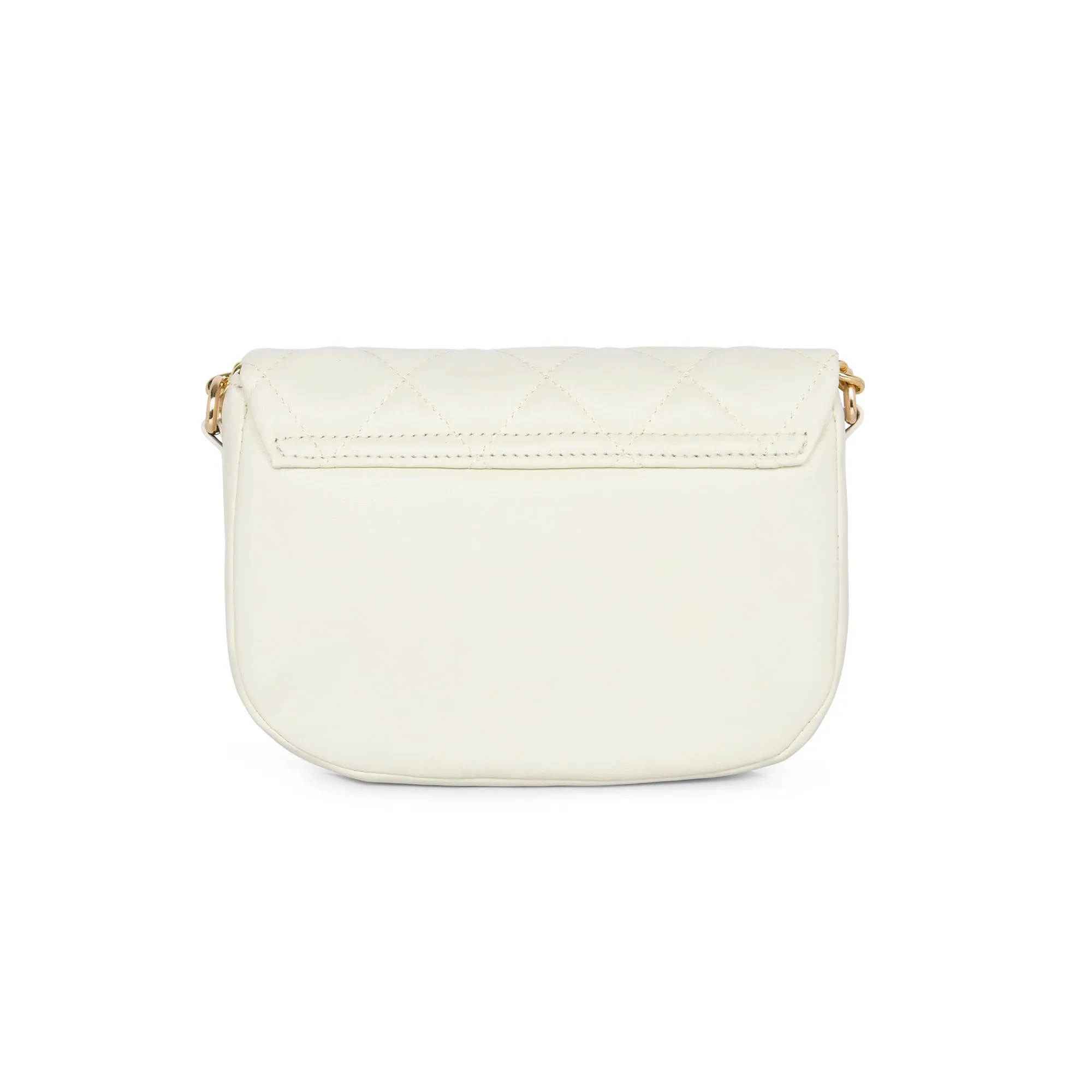 Lavie Luxe Off White Small Women's Chan Flap Sling Bag