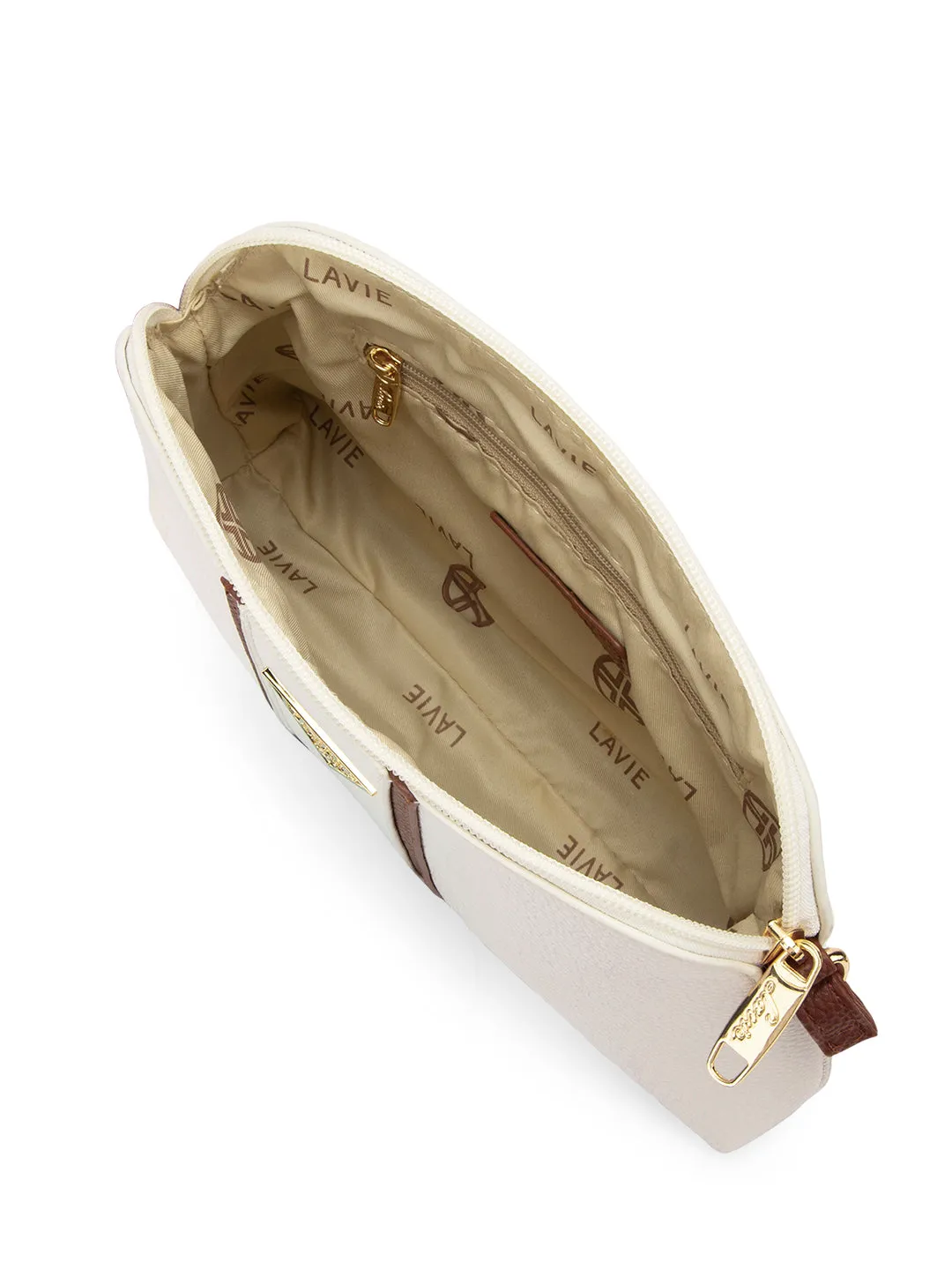 Lavie Signature Georgia Small Off White Womens Sling Bag