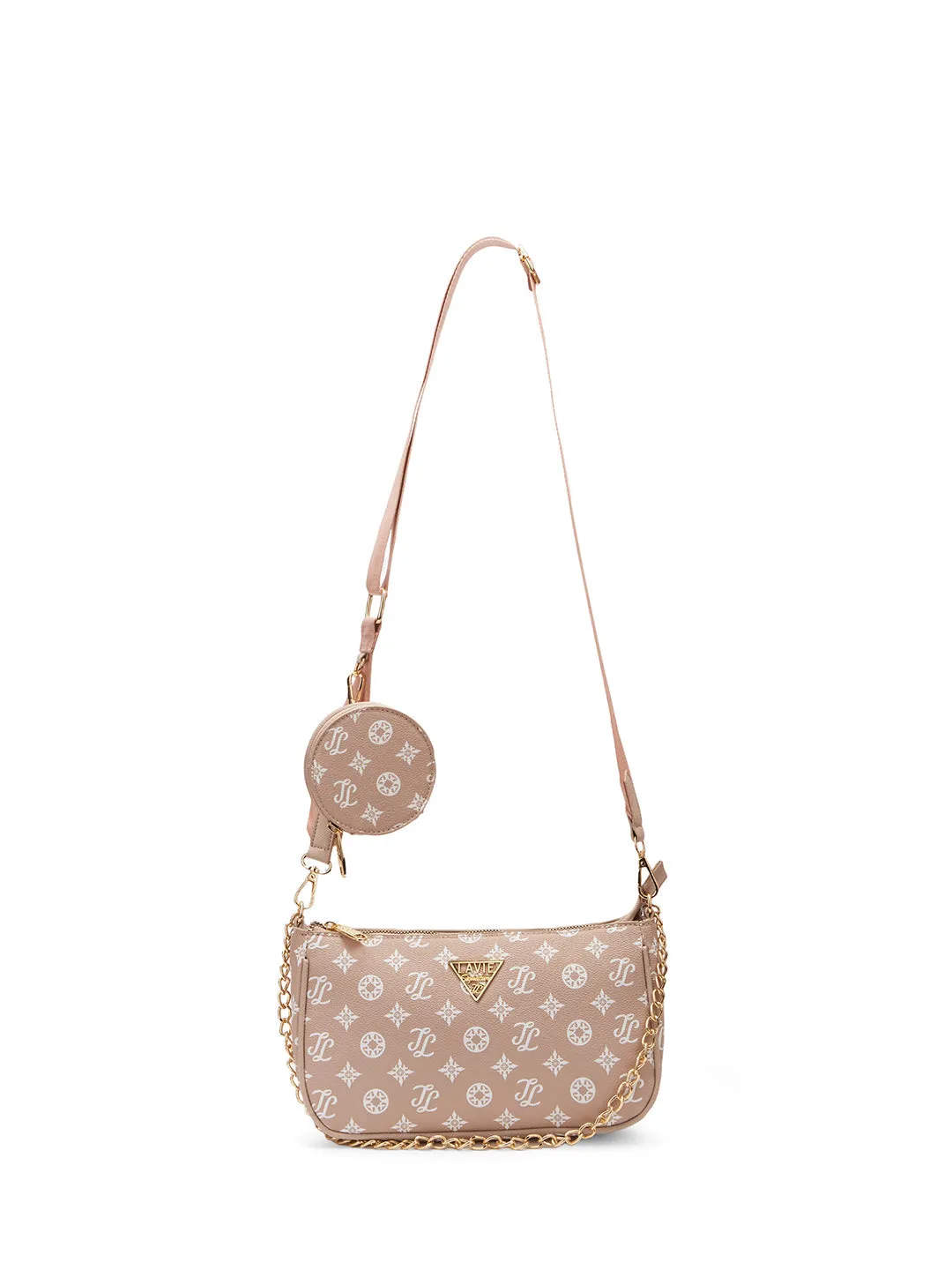 Lavie Signature Hoboken Taupe Small Woman's 2 Piece Sling Bag