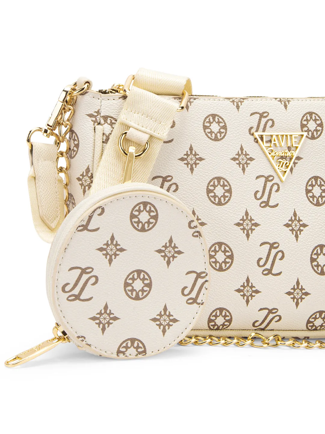 Lavie Signature Hoboken Taupe Small Woman's 2 Piece Sling Bag