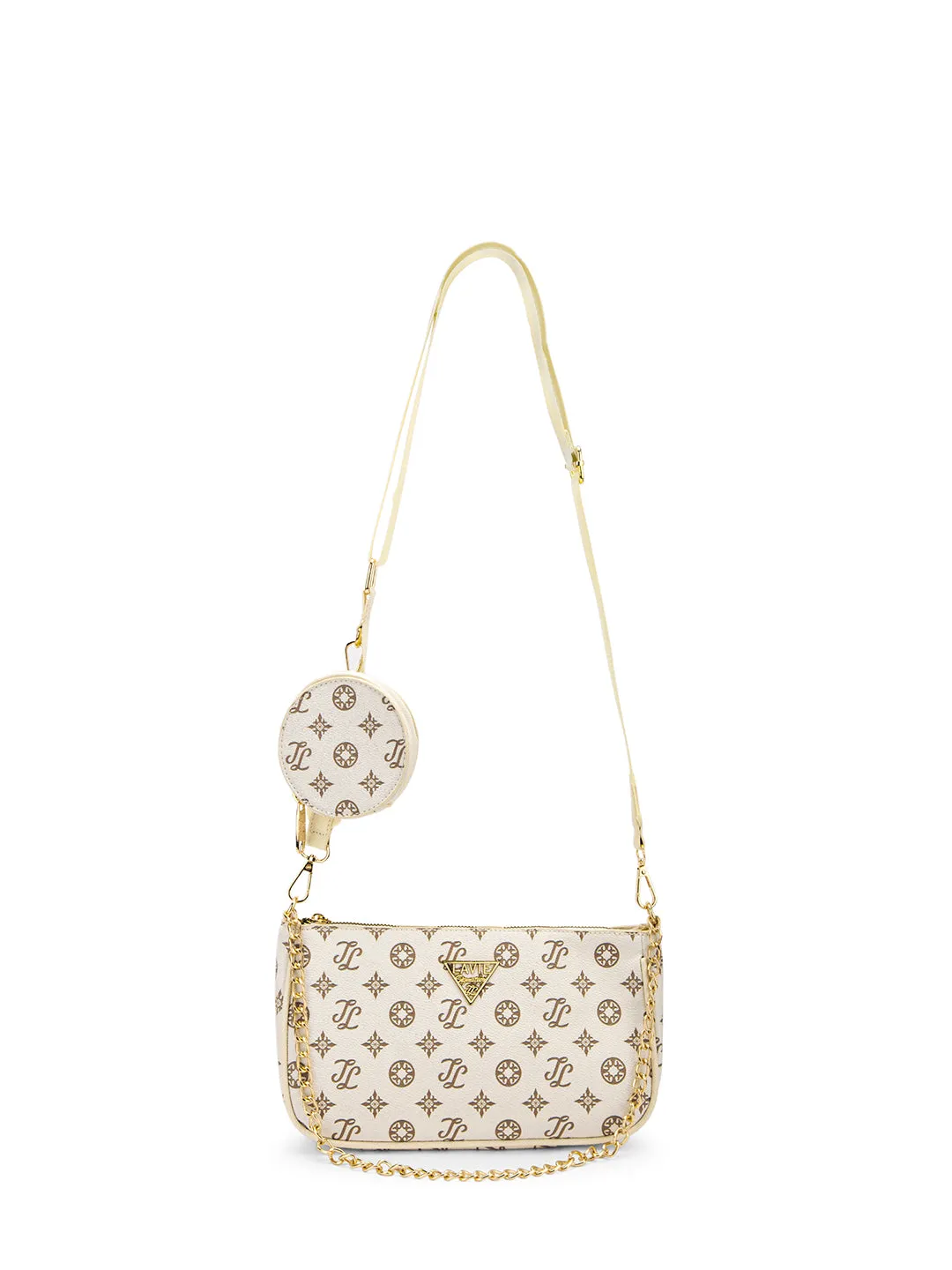 Lavie Signature Hoboken Taupe Small Woman's 2 Piece Sling Bag