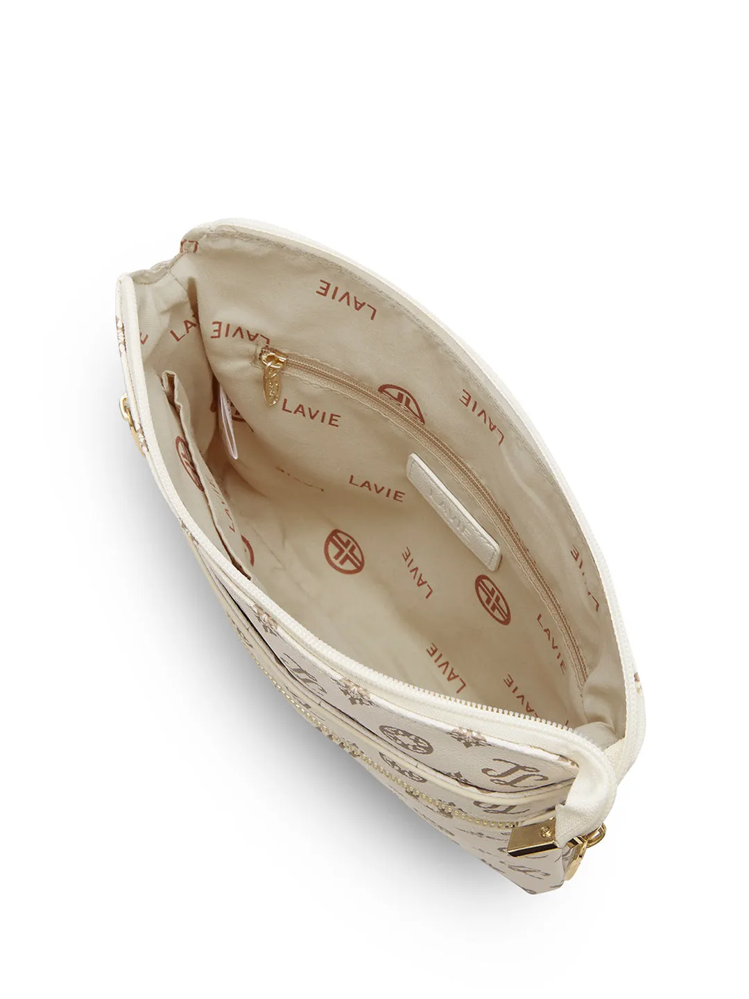 Lavie Signature Seattle Small Off White Womens Sling Bag