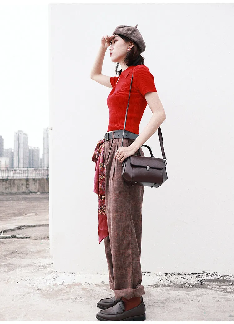 LEATHER Doctor WOMEN Handbag Purse SHOULDER BAG Purse FOR WOMEN