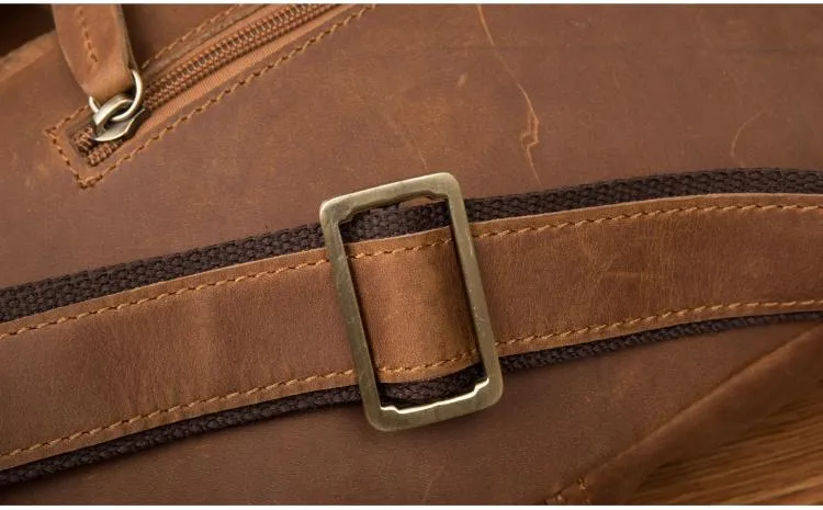 Leather Mens Cool Sling Bag Crossbody Bag Chest Bag for men
