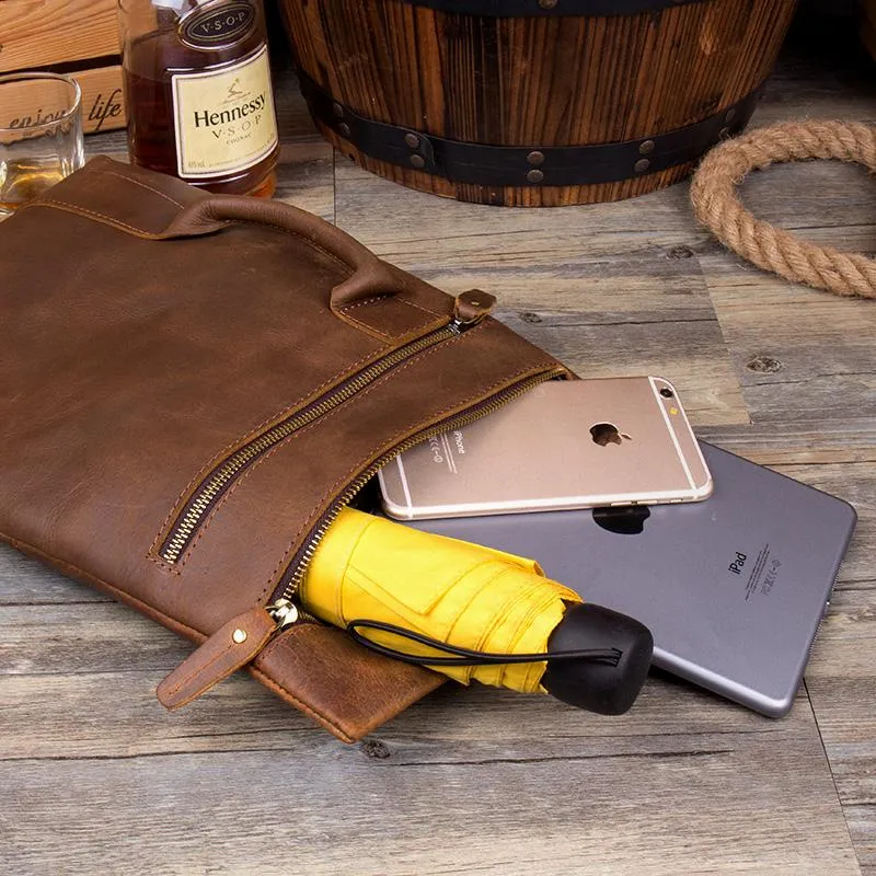 Leather Mens Cool Sling Bag Crossbody Bag Chest Bag for men