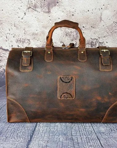 Leather Mens Doctor Bag Weekender Bags Travel Bag Duffle Bag for Men