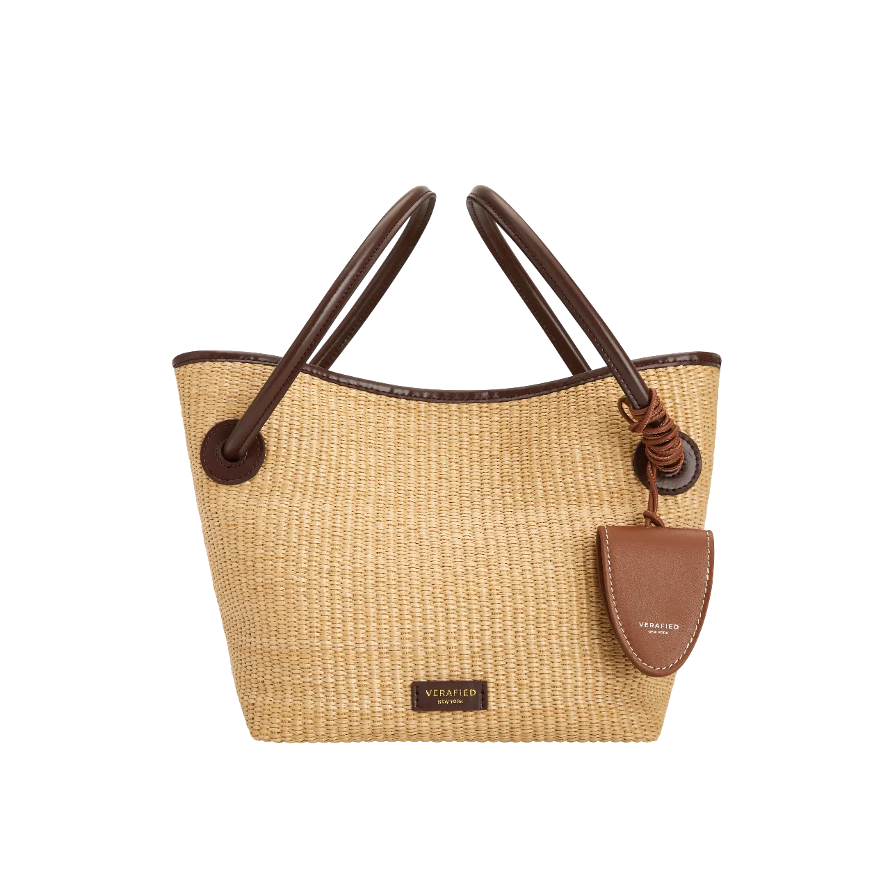 Leather-trimmed Raffia Bucket Bag(Pre-Order. Will Ship Mid-May)
