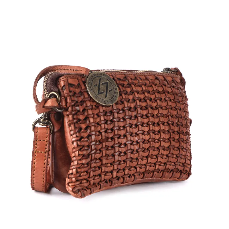 Levi - The Small Sling bag -Cognac