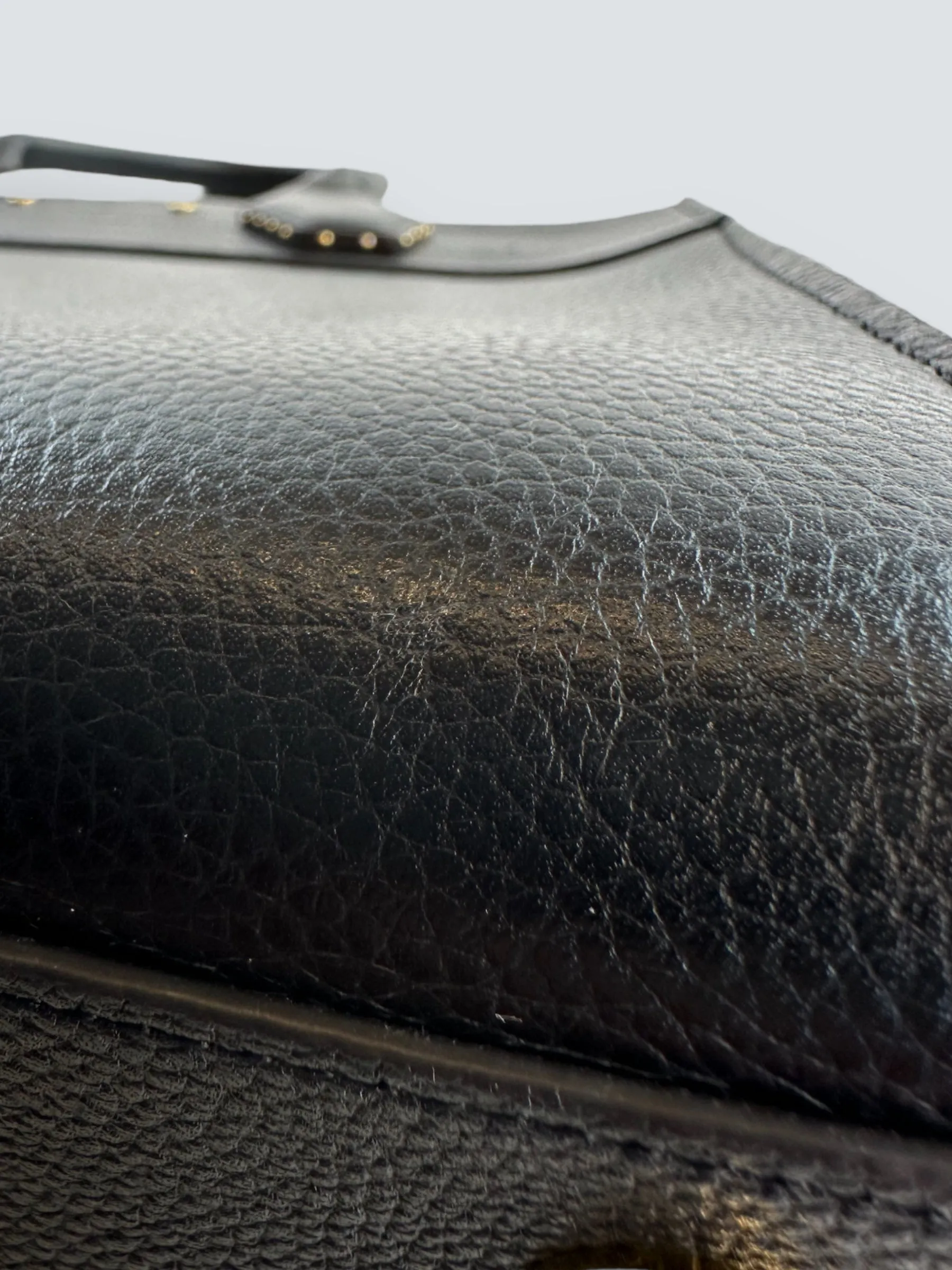 Louis Vuitton Black Leather City Steamer Tote