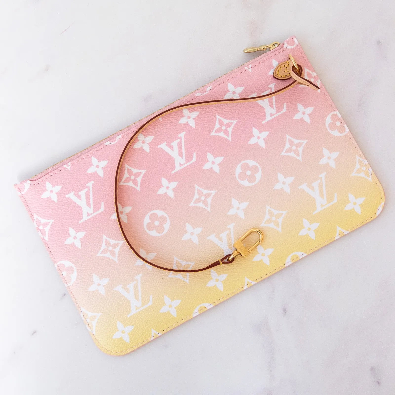 Louis Vuitton Monogram By The Pool Neverfull MM Rose Escale  Bag