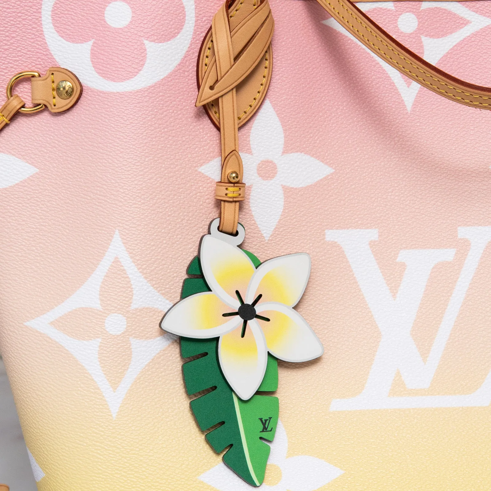 Louis Vuitton Monogram By The Pool Neverfull MM Rose Escale  Bag