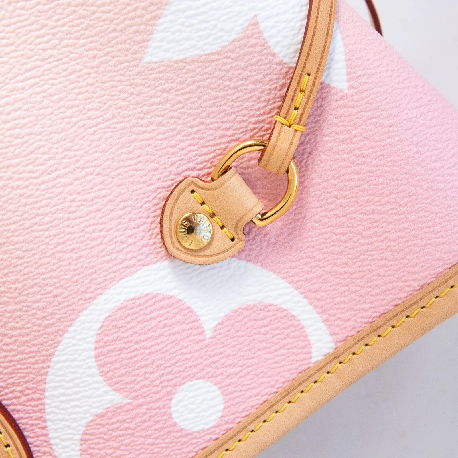 Louis Vuitton Monogram By The Pool Neverfull MM Rose Escale  Bag