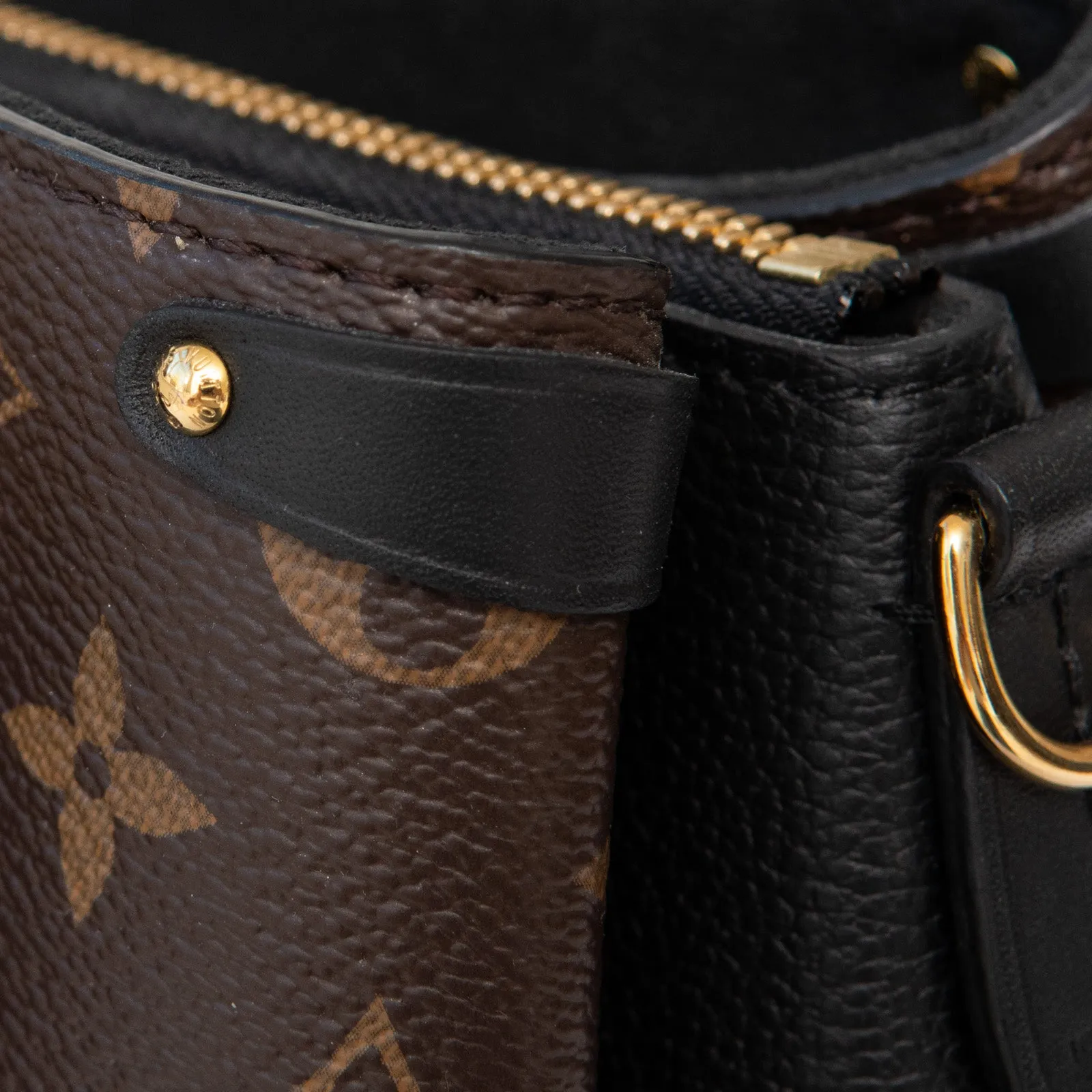Louis Vuitton  Monogram Soufflot BB Black Bag