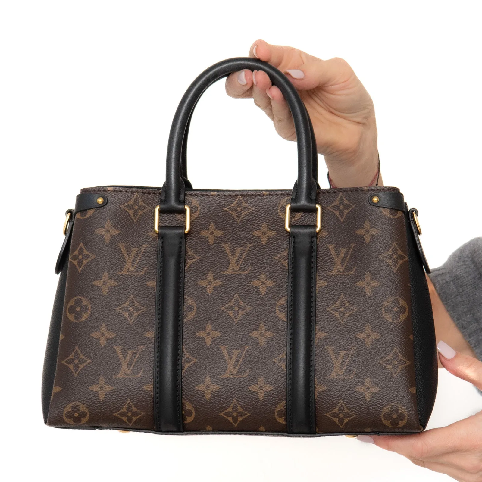 Louis Vuitton  Monogram Soufflot BB Black Bag