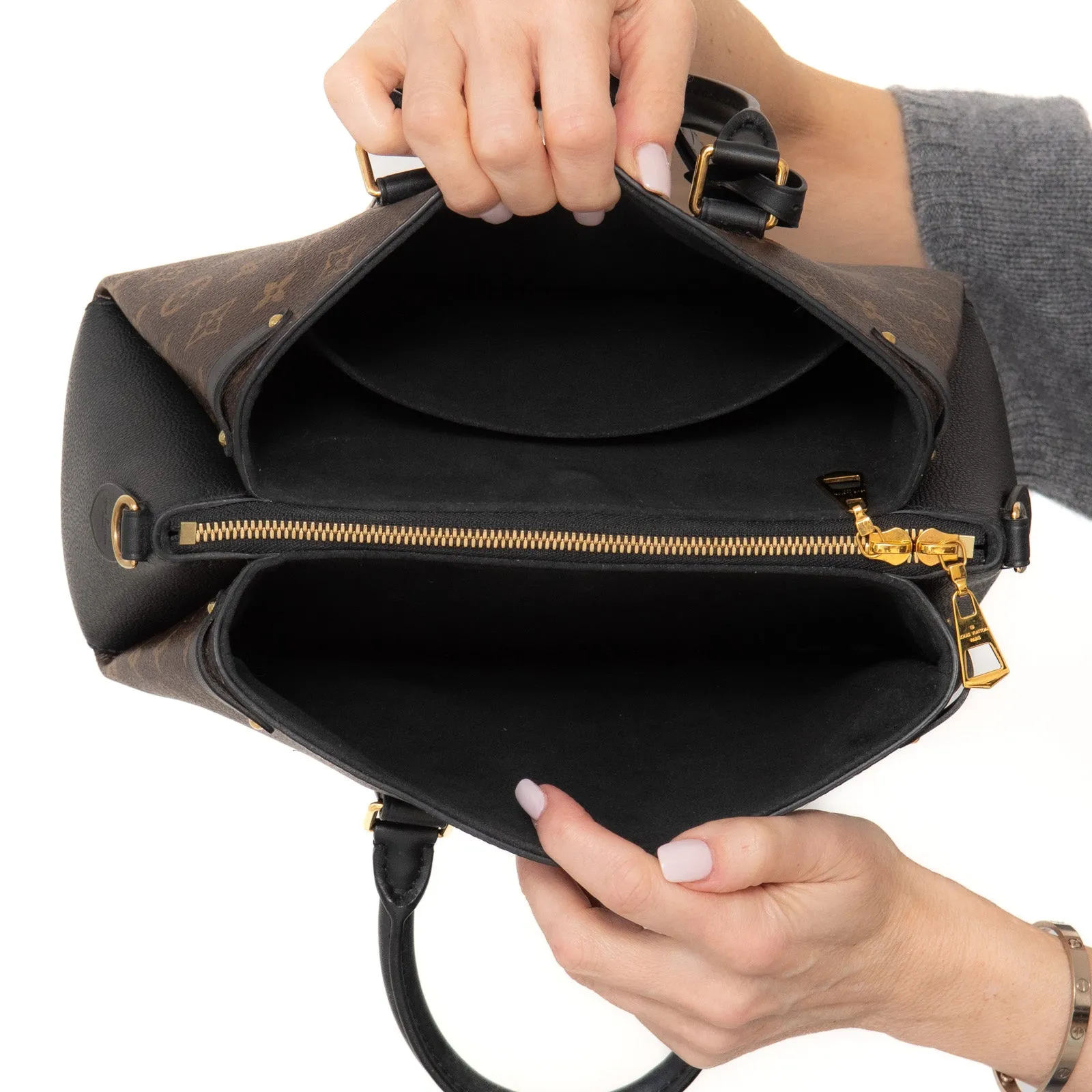 Louis Vuitton  Monogram Soufflot BB Black Bag
