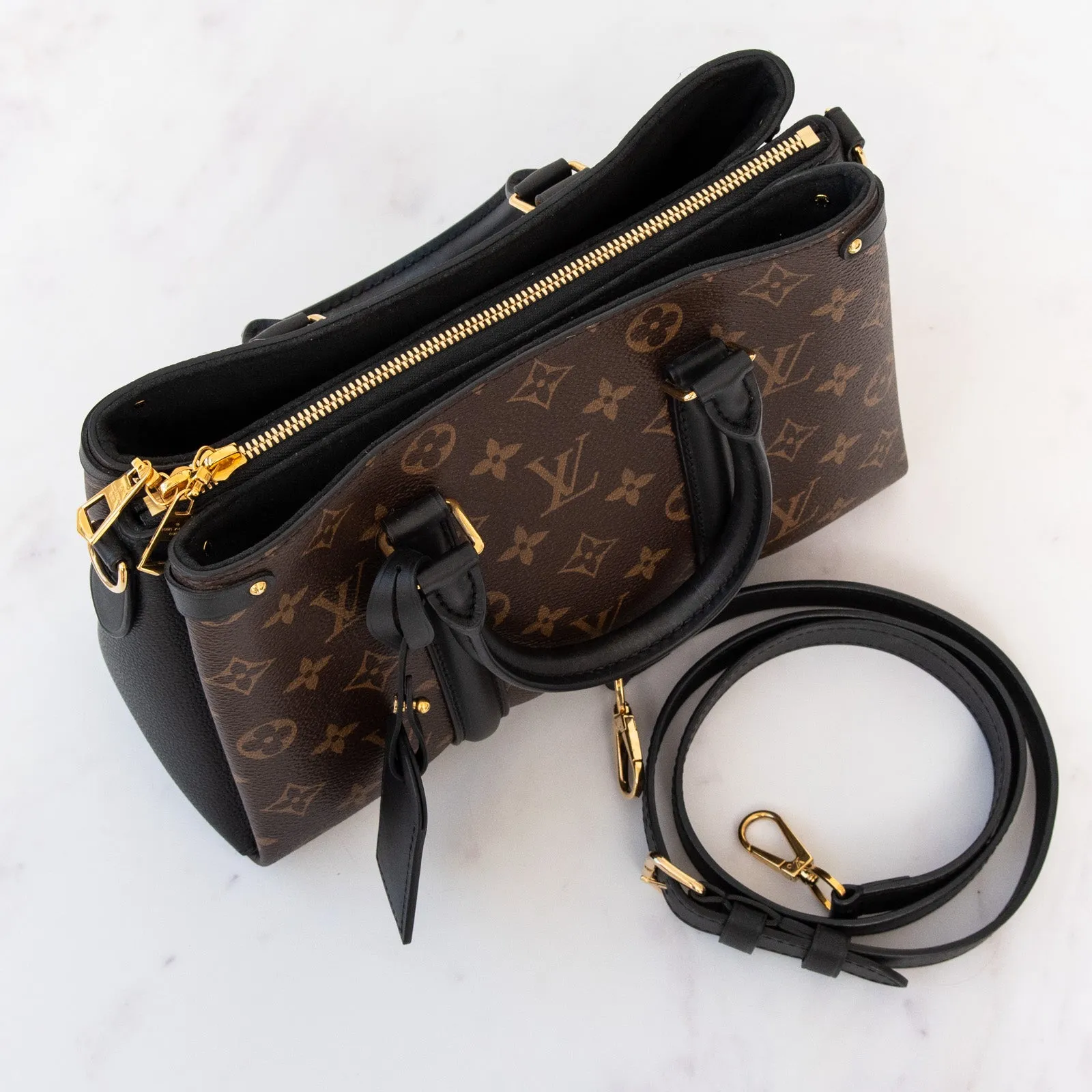 Louis Vuitton  Monogram Soufflot BB Black Bag