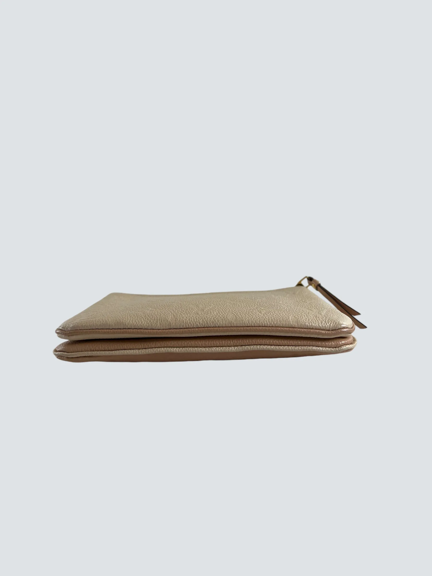 Louis Vuitton Two-Tone Cream Empriente Leather Crossbody Pochette