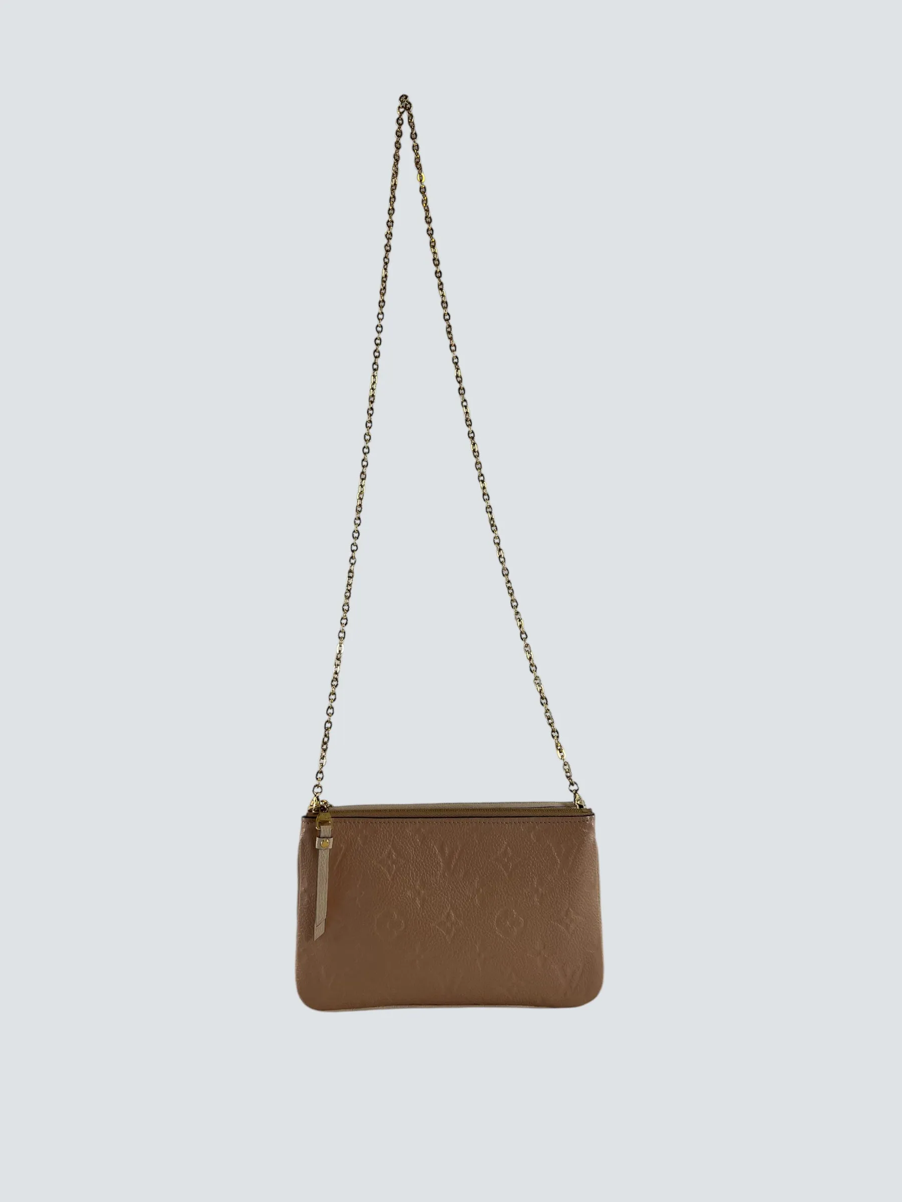 Louis Vuitton Two-Tone Cream Empriente Leather Crossbody Pochette